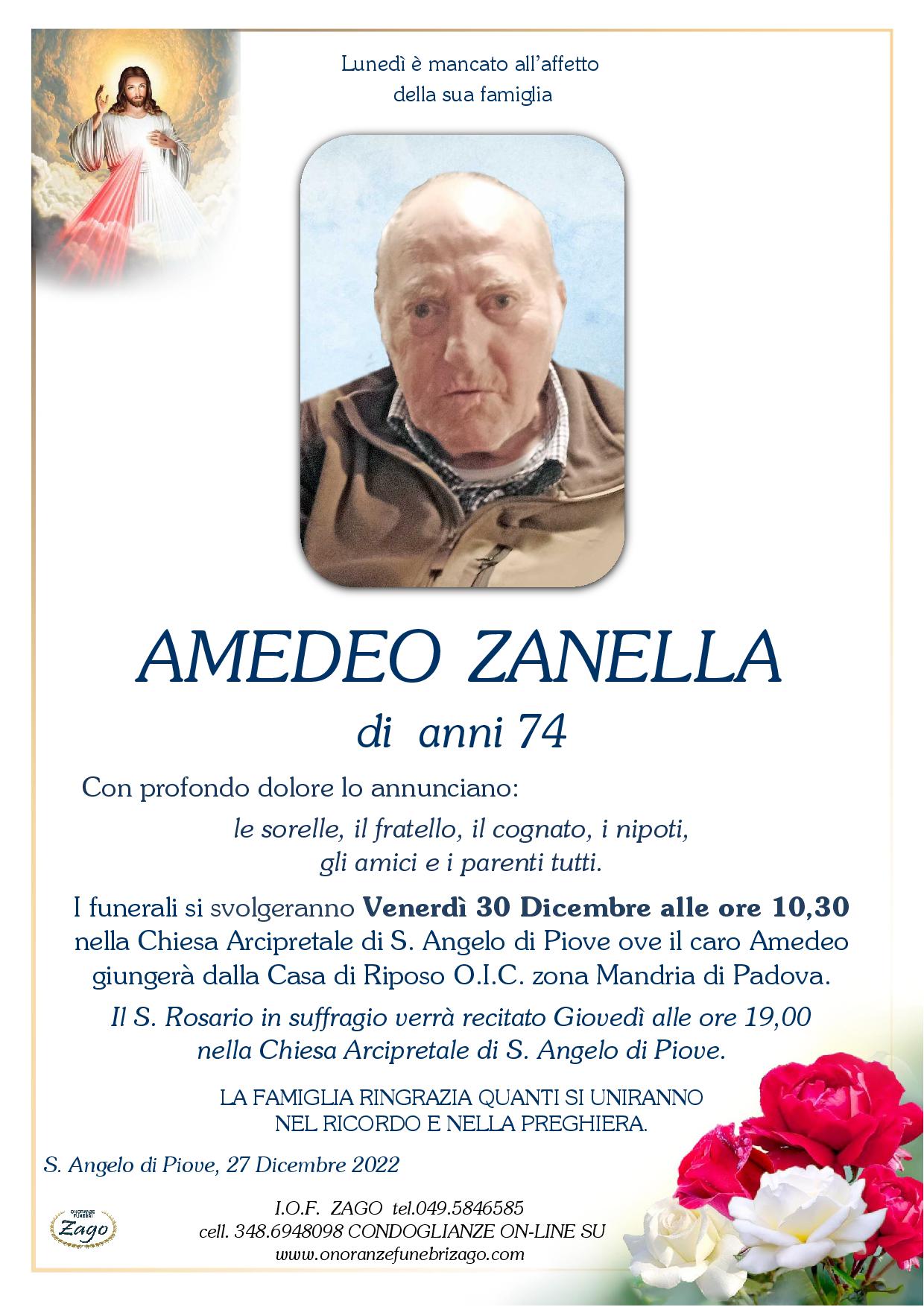 Amedeo Zanella – Onoranze Funebri Zago
